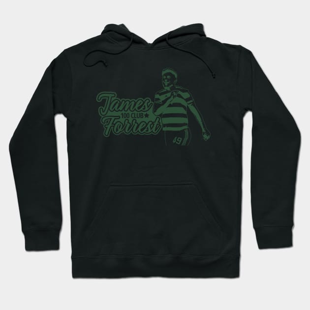 James Forrest Glasgow Celtic 100 Club Hoodie by TeesForTims